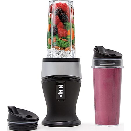 Ninja Fit Compact Personal Blender, 700W, (2) 16oz Cups, QB3001SS