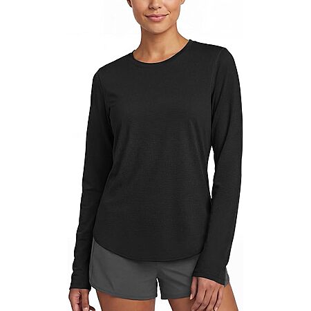 Stelle Women's Long Sleeve Sun Shirts Quick Dry Workout Top