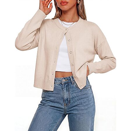 GRACE KARIN Cropped Cardigan Sweaters for Women