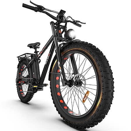 5TH WHEEL W29B 26" x 4" Fat Tire Electric Bike, 750W Motor Adult Ebike with 48V 15Ah Removable Battery, Electric Mountain Bicycle UL2849
