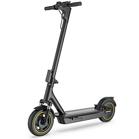 AOVOPRO ESMAX 500W 10' Foldable Electric Scooter for Adults with Air Tire and Dual Shock Absorption, Dual Braking UL2272