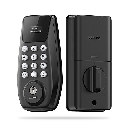 DESLOC C100 Keyless Entry Door Lock with Visual Display, Auto Lock