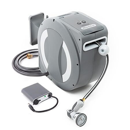 Betta EaseReel Battery-Powered Retractable Garden Hose Reel, 78ft x 1/2" $111.93
