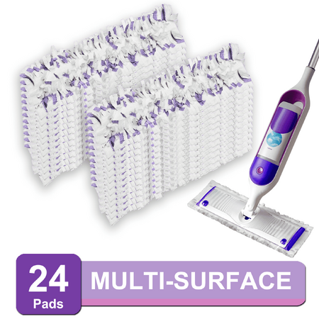 24-Ct Surface Mopping Microfiber Pad Refills for PowerMop from