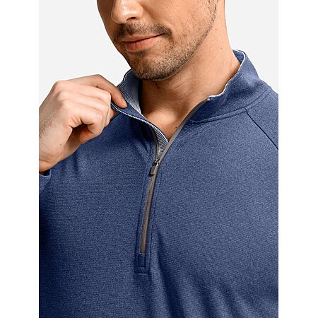 G Gradual Men's Golf Quarter Zip Pullover Long Sleeve Shirts