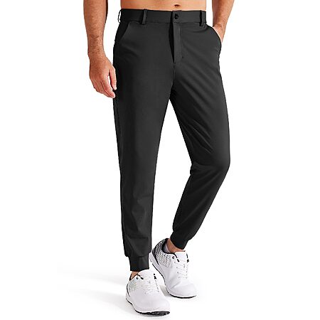 Libin Men's Golf Pants Joggers Lightweight Tapered Leg
