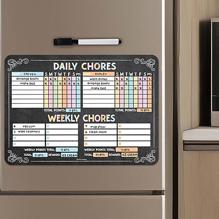 Magnetic Chore Chart for Kids Multiple Kids, Chore Board Adults and Teens