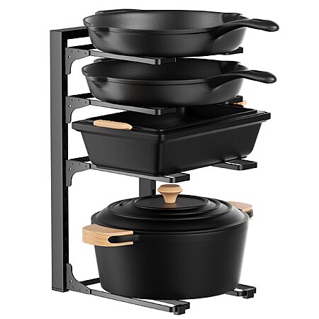 MUDEELA Pot and Pan Organizer Under Cabinet 15.75