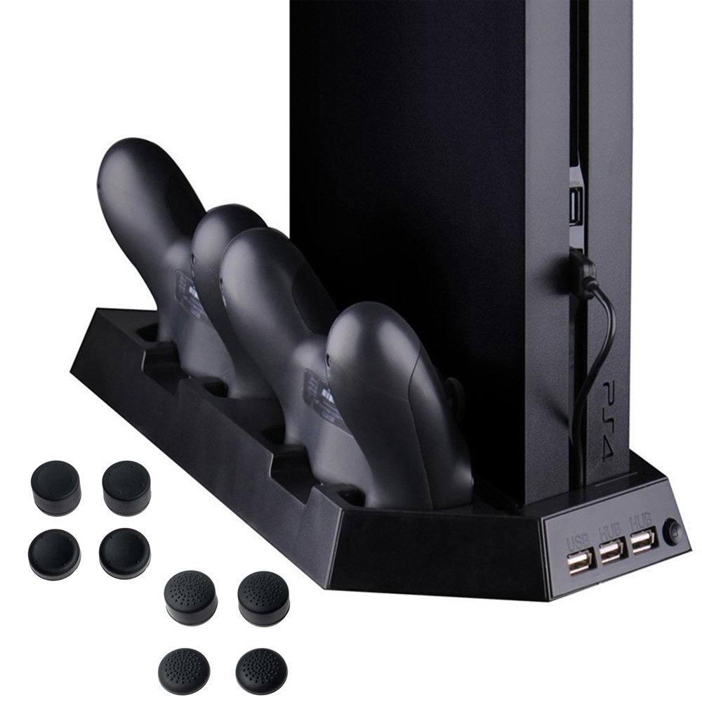 Zacro via Amazon has PS4 Vertical Stand Cooling Fan Dual Charging Station  $9.59