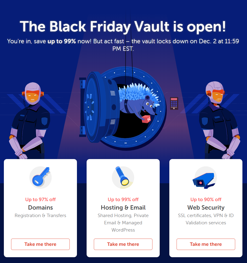Namecheap Black Friday: it's a bust, but in case you're interested...