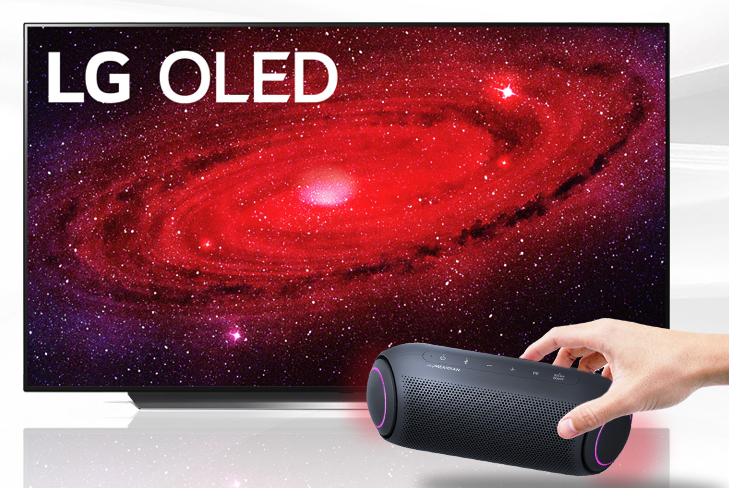 Claim a FREE LG XBOOM Go PL5 Speaker with LG OLED or NANO TV purchase