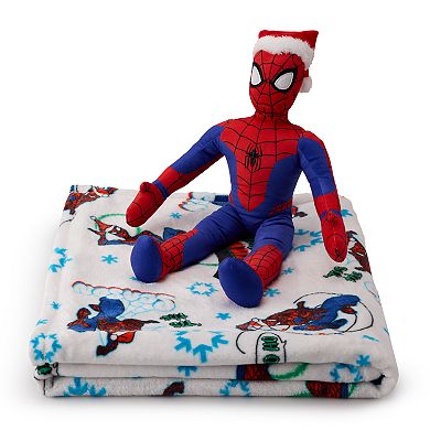 The Big One Kids' Plush Buddy & Throw Blanket Sets (Santa Spider-Man or Jack Skellington) $5.22 each + Free Store Pickup at Kohls