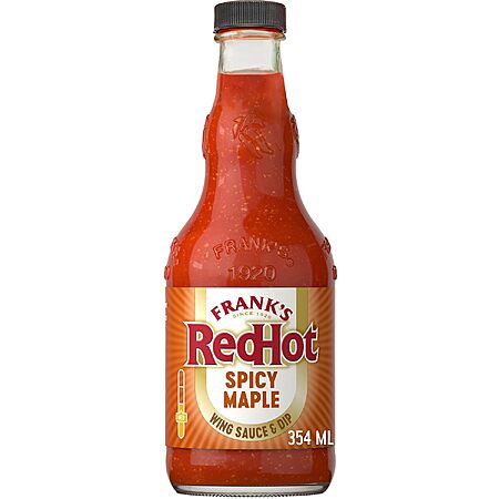 6-Pack 12-Oz Frank's RedHot Spicy Maple Wing Sauce & Dip $8.07 ($1.34 each bottle) + Free Shipping w/ Prime or on $35+