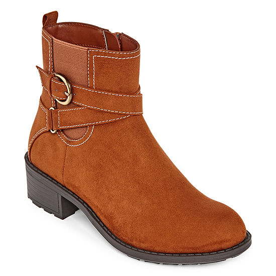 St. John's Bay Womens Dalian Booties Block Heel $11.24, More + free ship to JCPenney