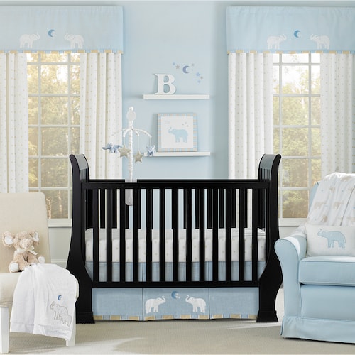 4-Piece Wendy Bellissimo Walk With Me Crib Bedding Set $21.24 (or $17.50 for Kohls Cardholders) (Blanket, Dust Ruffle, Printed Crib Sheet, Raffia Storage Basket)