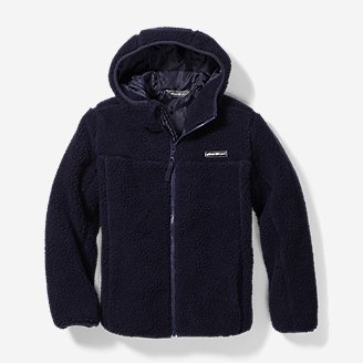 Eddie Bauer Big Boys' or Girl's Quest Sherpa Fleece Jacket $13.50, Big Girls' Fleece Sherpa-Lined Hoodie $9, Infant Quest Sherpa Fleece Jacket $9, More + FS
