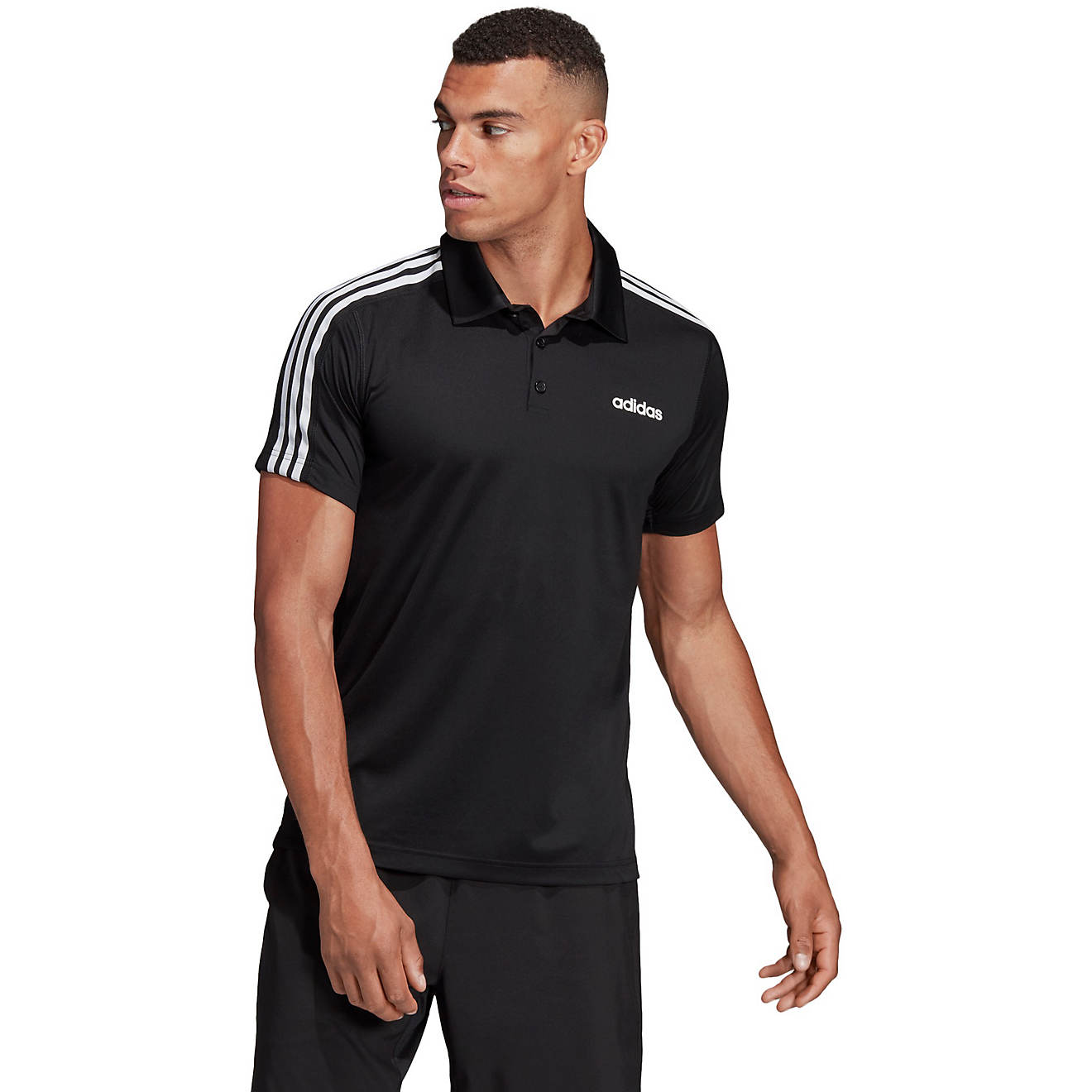 adidas Men's D2M 3S Polo Shirt (black) $12.49, Under Armour Men's HeatGear Armour Long Sleeve T-shirt $15, More + free shipping on $25
