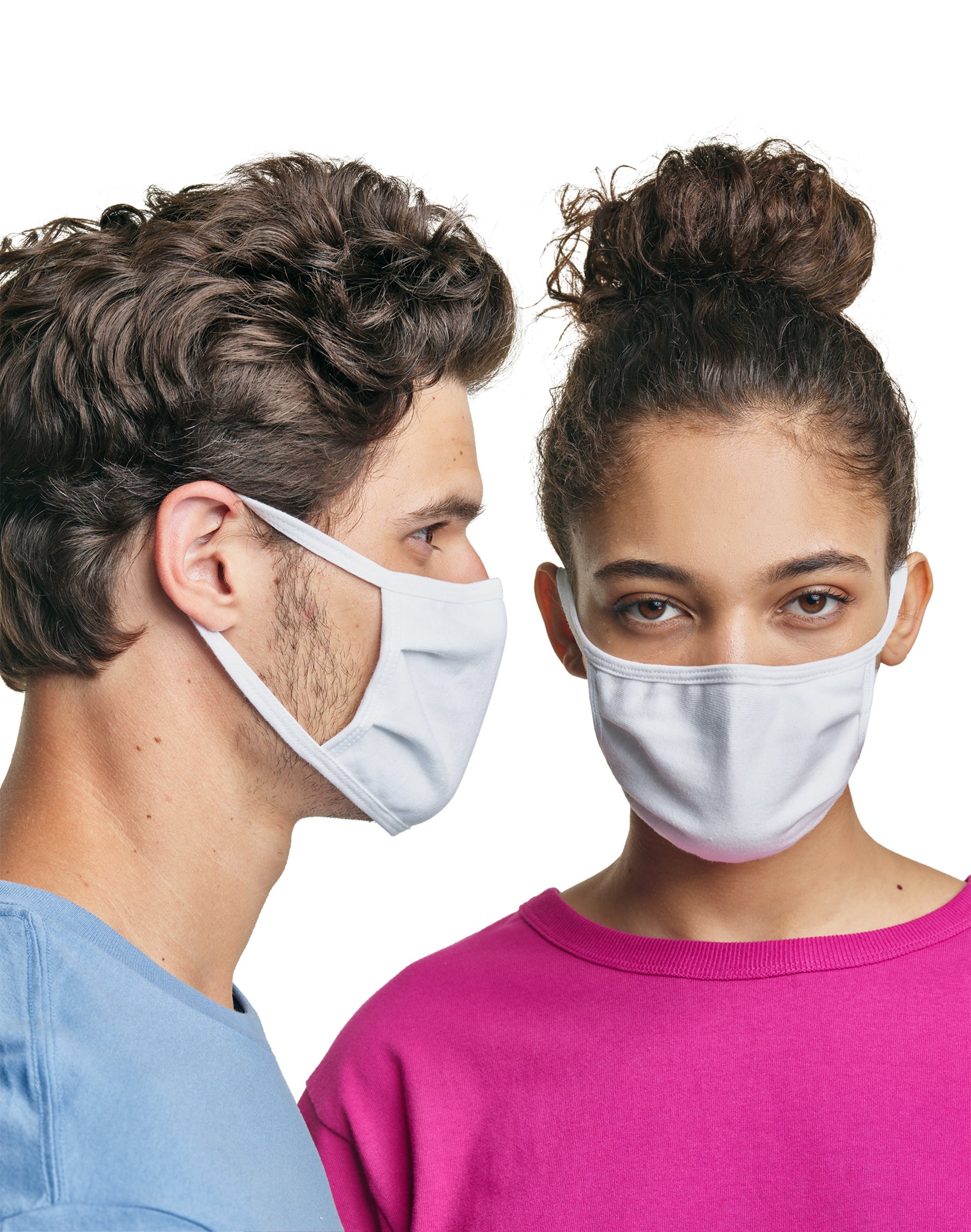 10-Pack Hanes Wicking Cool Comfort Cotton 3-Ply Reusable Masks $20 ($2 each) + free shipping