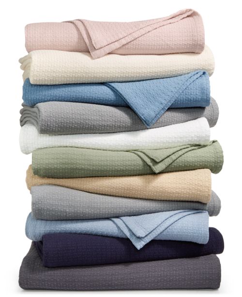 Lauren Ralph Lauren Classic 100% Cotton Blanket (Twin, Queen or King - various colors) $24 + free store pickup at Macys or free ship on $25
