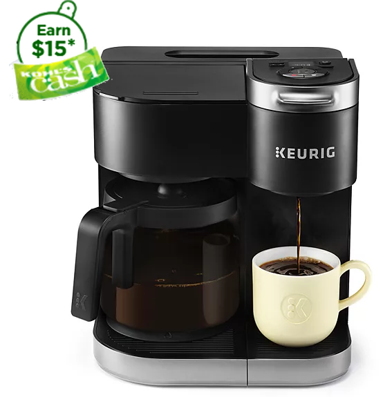 Keurig K-Duo Single-Serve & Carafe Coffee Maker + $15 in Kohls Cash $85 + free shipping