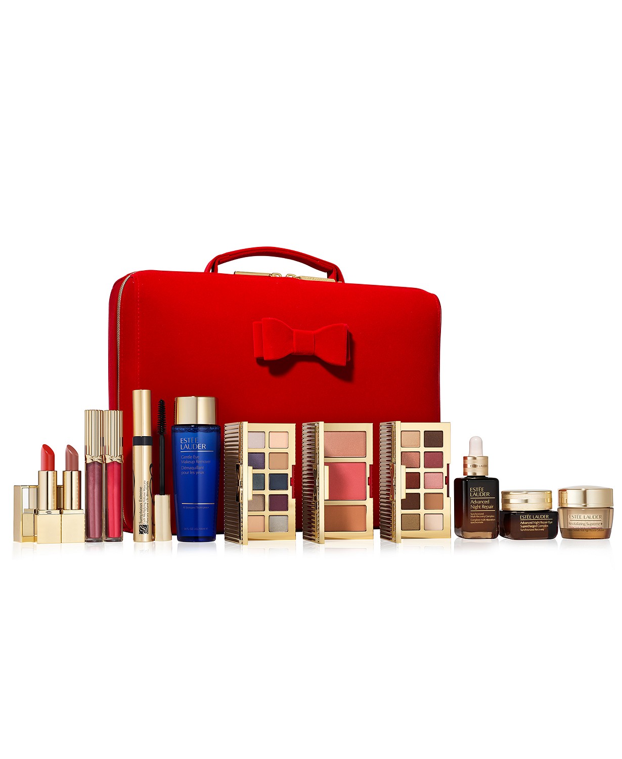 Estée Lauder 33 Beauty Essentials (includes 12 Full Size Favorites) + 2-Pc. Extreme Lashes Eye Makeup Gift Set $70 + free shipping