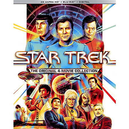 $24 Star Trek: Original 4 Movie Collection (4K Ultra HD + Digital Copy) [UHD] at Walmart