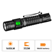 Wurkkos FC12C Buck Circuit Tactical Flashlight, Long-range 1600 LM/332 M $29.99 w/ Coupon USA WAREHOUSE