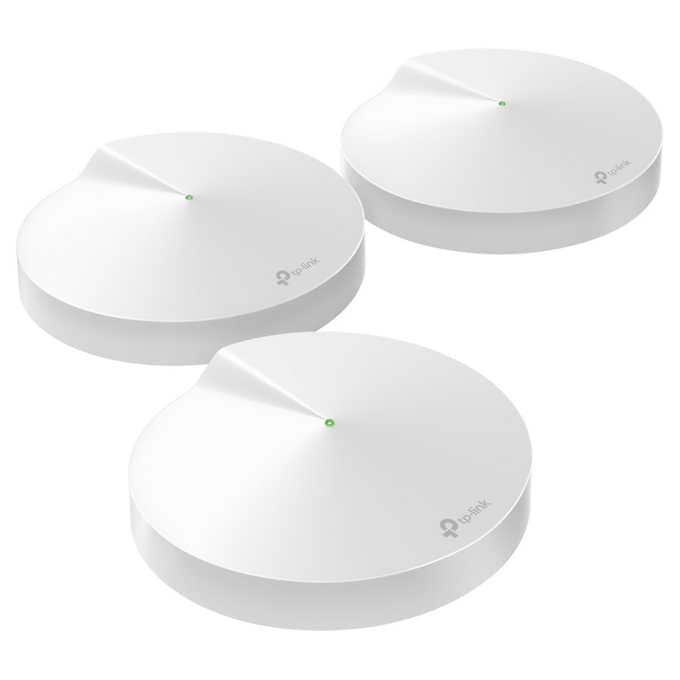 TP-Link Deco M9 Plus Tri-Band Wi-Fi System with Built-In Smart Hub, 3-pack $199