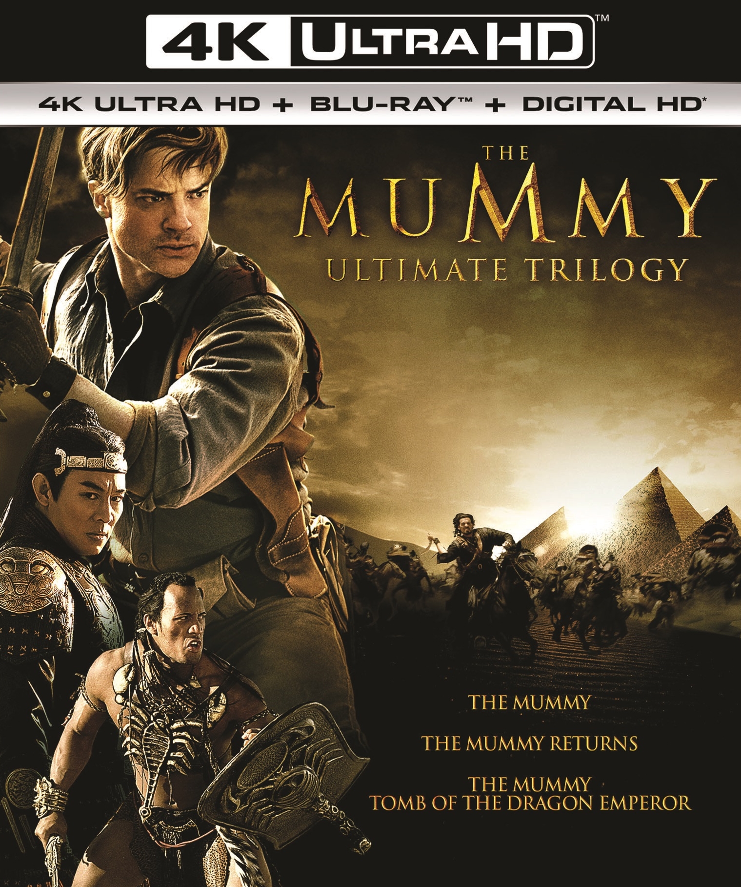 Mummy Ultimate Trilogy 4K UHD + Blu-Ray + Digital HD $24.99 @ Best Buy and Amazon