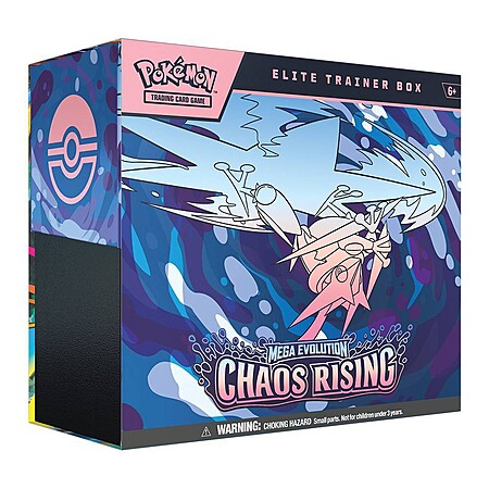 Pokémon Trading Card Game: Mega Evolution Chaos Rising Elite Trainer ...