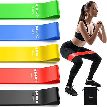 Resistance Bands for Working Out, 5-pack $3.99