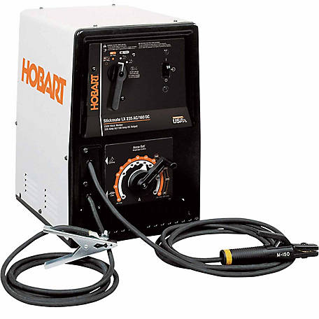 hobart stickmate lx 235ac 160dc welder $279.99