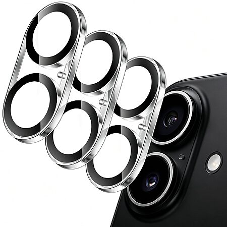 Tamoria for iPhone 16/16 Plus/iPhone 17 Camera Lens Protector Clear 3-Pack $3.49 AC + Free Shipping
