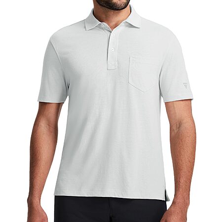 M MAELREG Golf Polo Shirts for Men Soft Lightweight Cotton Blend with Pocket $9.99 AC