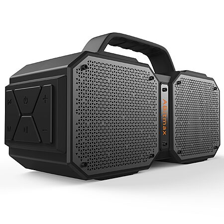 ABitmax IPX7 Waterproof Outdoor Portable Wireless Bluetooth Speaker, 90W Peak, 35H $47.99 + FS /w Prime