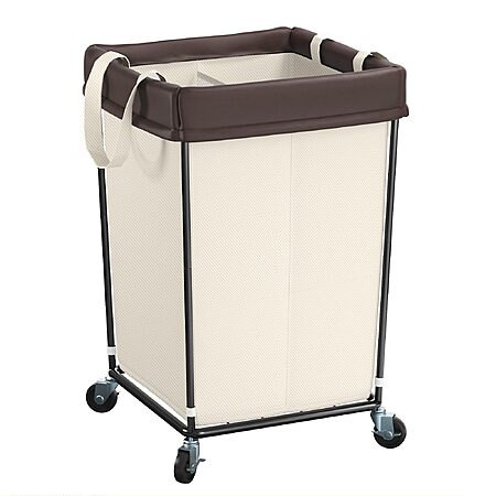 Mefirt 160L Rolling Laundry Basket with Wheels, Rolling Laundry Hamper with Wheels $22.79 AC