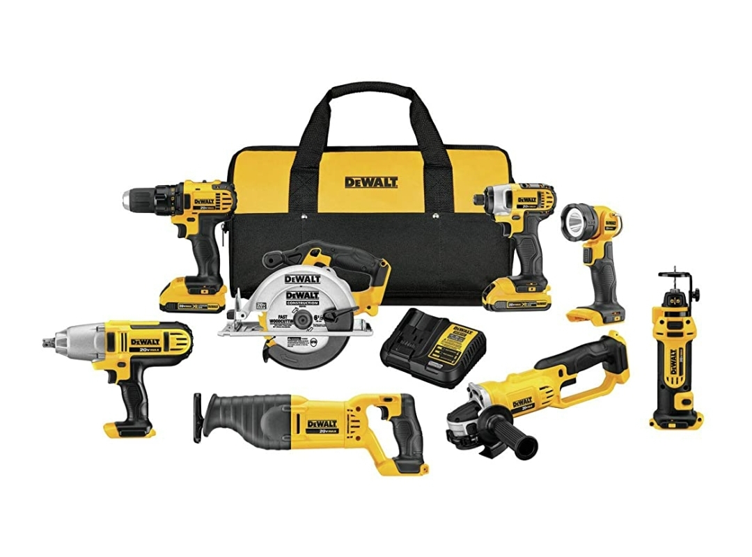 Amazon Daily Deal - Dewalt 20V MAX drill combo 8 tool $479.99