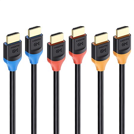 Cable Matters [Ultra High Speed HDMI Certified] 3-Pack 48Gbps 8K HDMI Cable 6.6 ft with 8K@60Hz, 4K@240Hz