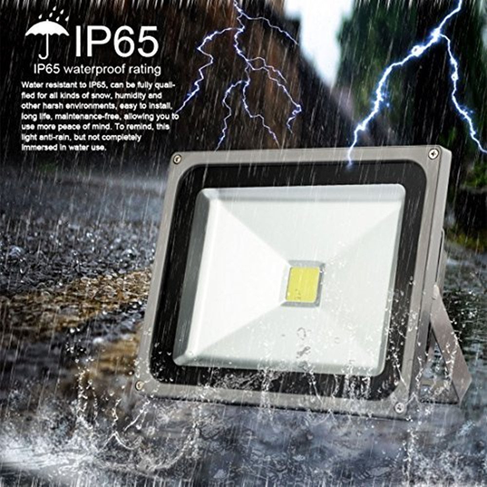 Waterproof IP65 30W Escolite Outdoor LED Flood Light at $16.99 @amazon + FS