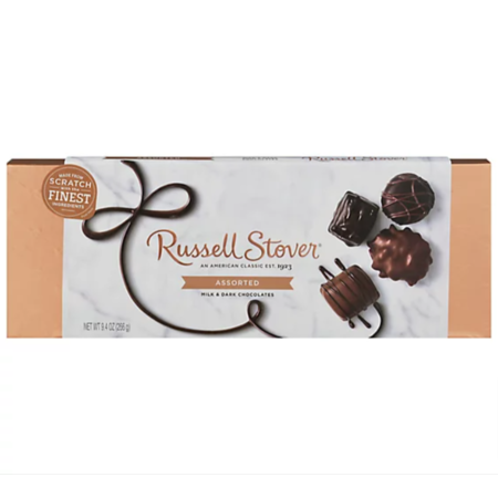 Russell Stover Assorted Milk Dark Chocolate Gift Box 9 4 Oz $3 YMMV