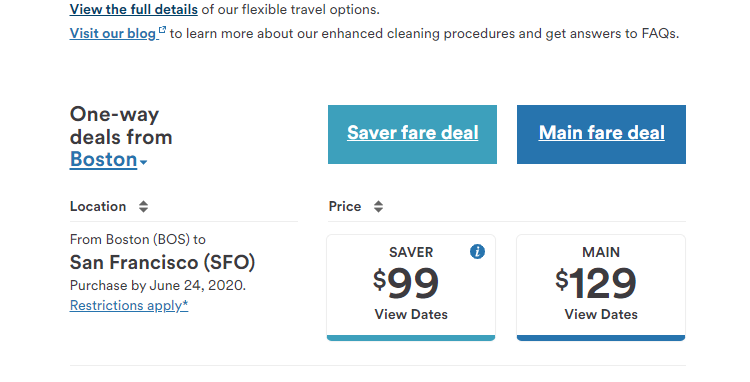 Alaska Airlines Boston to San Francisco $99 One way. Two day sale $98.99