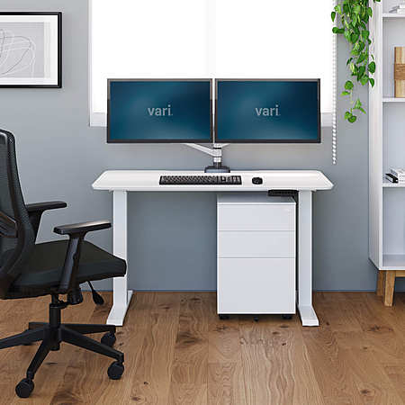 Vari Essential Electric Standing Desk | 48x24 | Solid Top - $249.99