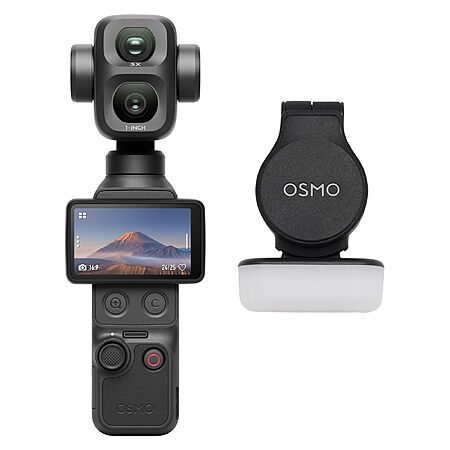 DJI Osmo Pocket 4P Standard or Vlog Combo, Dual-Lens 4K Vlog Camera, 1-Inch CMOS - $654 / $739 @ Amazon