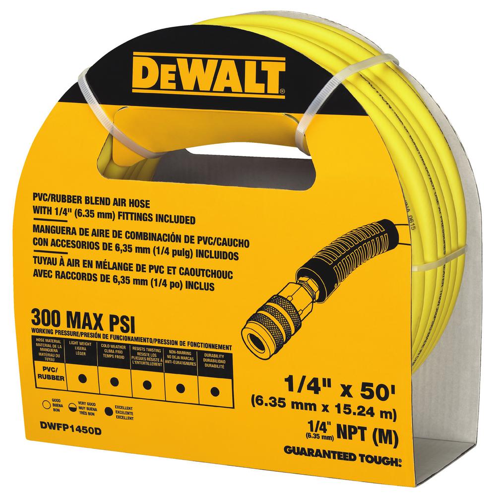 Dewalt 50 ft. x 1/4 in. Air Hose $13.04 IN STORE ONLY YMMV DWFP1450D