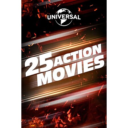 25-Film Universal Pictures: Action Movie Bundle (Digital HDX Films) $8 