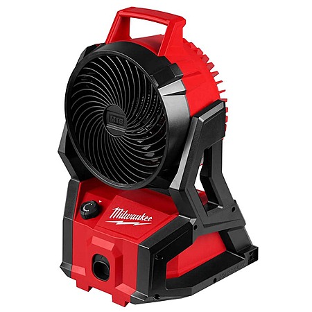 Milwaukee M18 18-Volt Lithium-Ion Brushless Cordless PACKOUT Jobsite Fan (Tool-Only) $99 - Home Depot