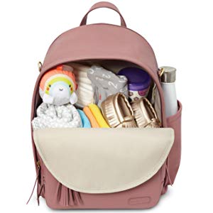 Skip Hop Diaper Vegan Leather Backpack for $34