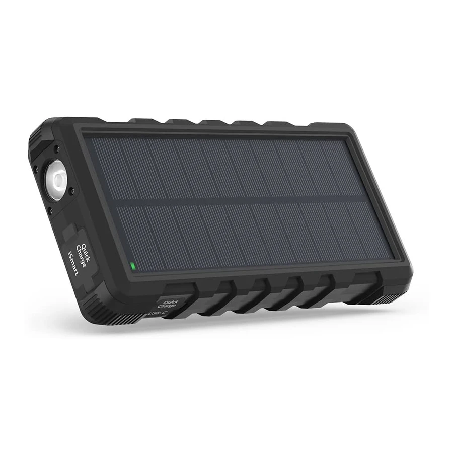Ravpower 25000mAh Portable Charger 3-Port Solar Power Bank $22.99 after coupon