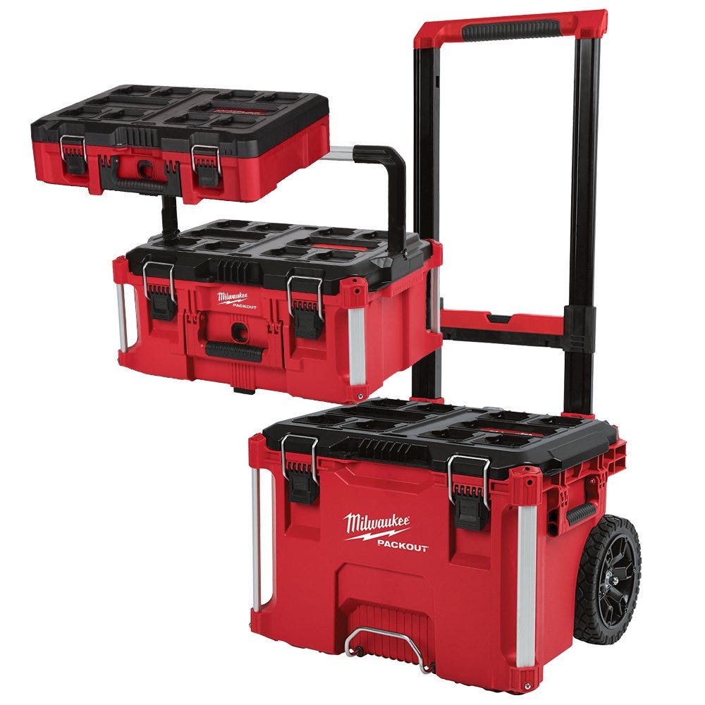 Milwaukee PACKOUT 3 Piece Tool Box Kit with Foam Insert 199