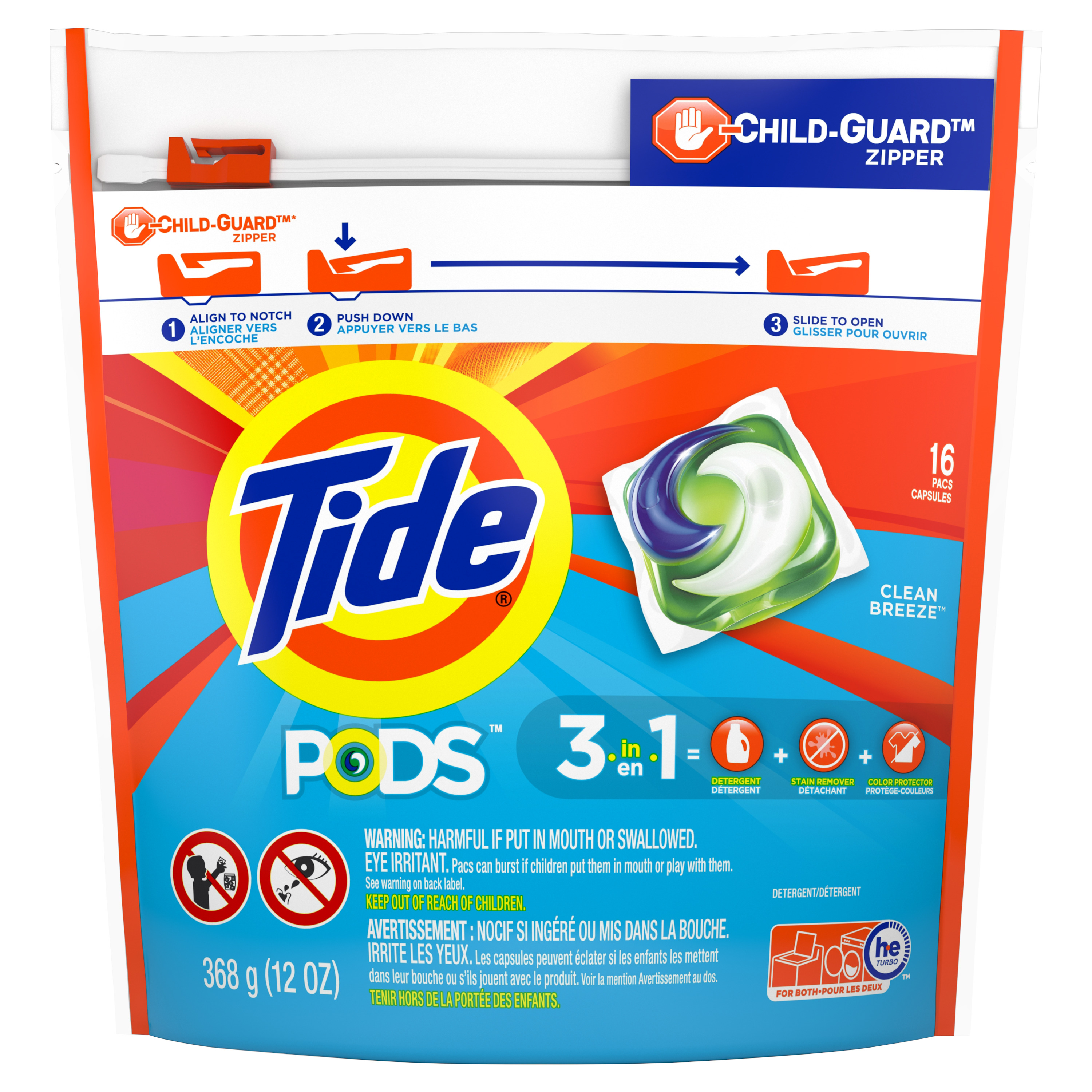 WALMART YMMV - Tide PODS Liquid Laundry Detergent Pacs, Clean Breeze, 16 count - $1